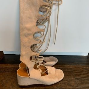 Chloe suede Gladiator Sandals
